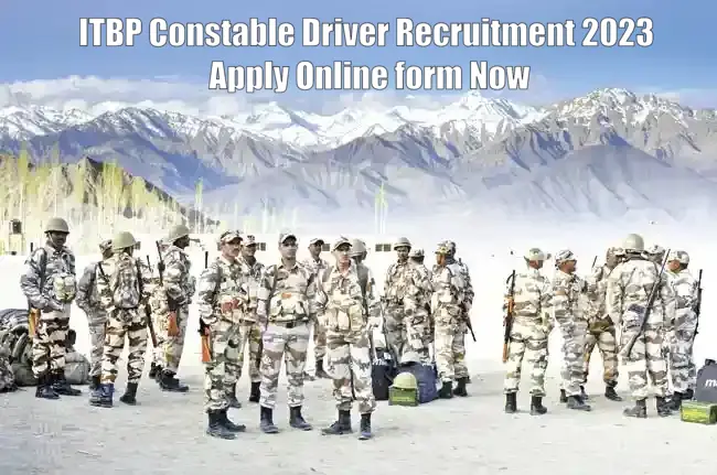 ITBP Constable Driver Recruitment 2023: Apply Online form